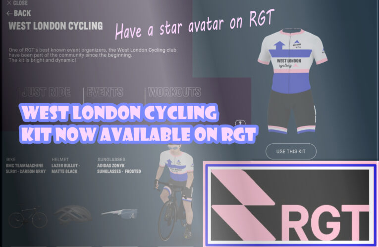 West London Cycling virtual e-Kit now available on RGT