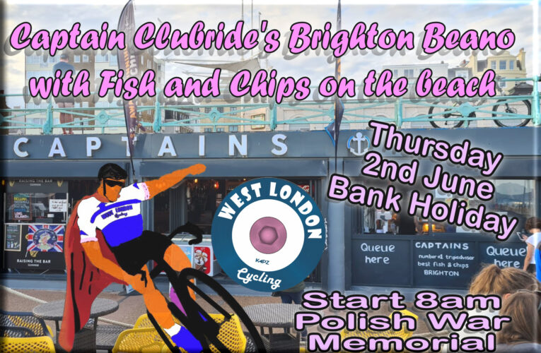 It’s a Fish and Chips Festivities in Brighton this Thursday … a Bank Holiday Bonanza Bash …