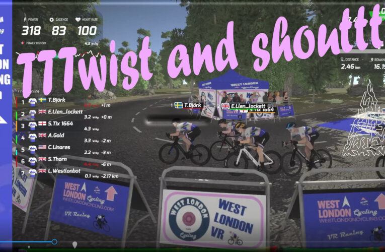 Twist and Shout … is this the most bizarre team time trial course ever?