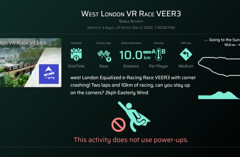 The Sun Road Smash …. Corner Crashing arrives with West London VR’s VEER3 Equalized e-Racing with steering and crashing on CADEsport Monday 5 December at 7.30pm UK time. WATCH THE PREVIEW NOW!