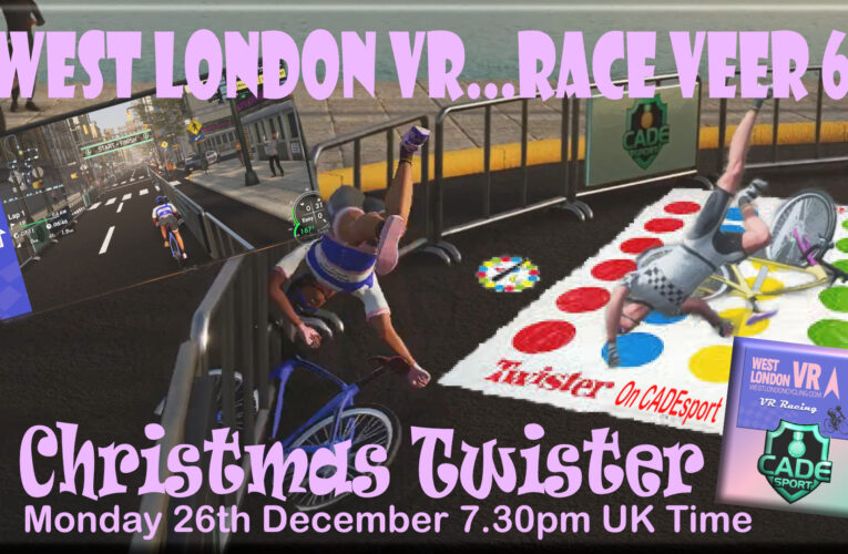 Christmas Twister on CADEsport, a Boxing Day bash to crash …. Monday 26th December at 7.30pm UK time