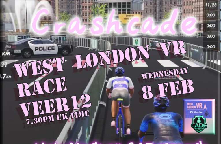 Watch-Race-Watch … the full package West London VR and CADEsport experience brings e-Racing excitement to your screen like no other! Check it out  Race VEER12 Wednesday 8th February at 7.30pm UK Time