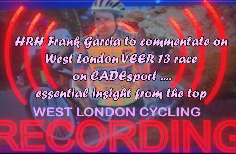 Special Guest commentary by the one and only Frank Garcia this Wednesday (7.30pm UK Time) for West London VR on CADEsport Race VEER13 … get the best insight from the man at the top …. live from the USA