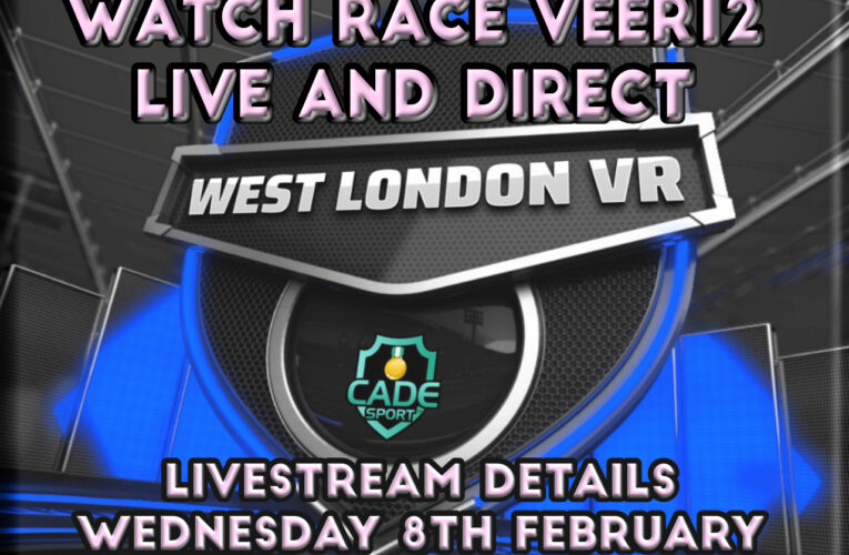 Smash Hit TV with CADEsport and West London VR …. e-Race Livestream Wednesday 8th February 7.25pm UK Time as we cover the action from West London VR Race VEER12