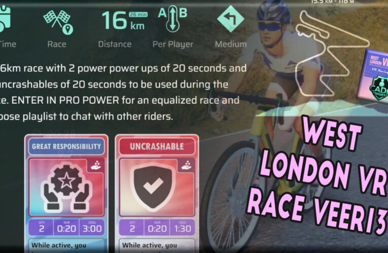The next Pedal Power – Half Hour, with West London Cycling and CADEsport is Wednesday 22nd February at 7.30pm UK Time … live and direct, as you’d expect! With Power Ups …Use when you choose!
