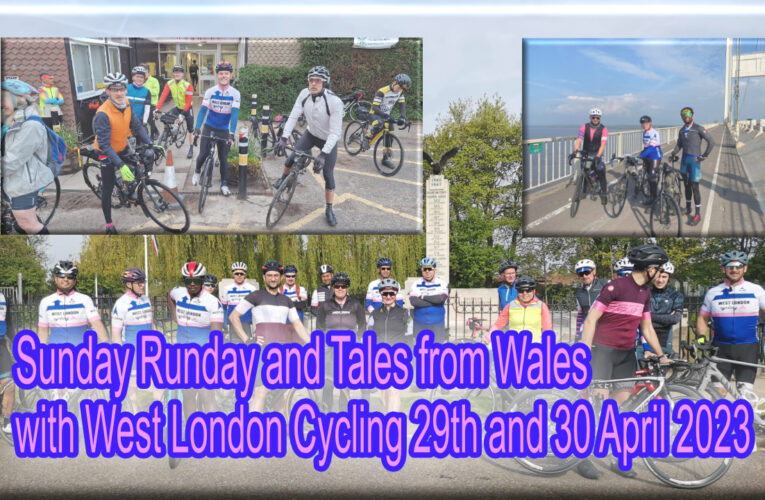 Great turnouts as the Audax team go to Wales and back and the Sunday Ride possee invade the Chilterns … your West London Cycling gallery from 29 and 30 April 2023