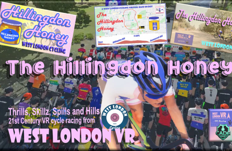 Next up on CADEsport with West London VR, it’s VEER Race 7.4 … The Hillingdon Honey