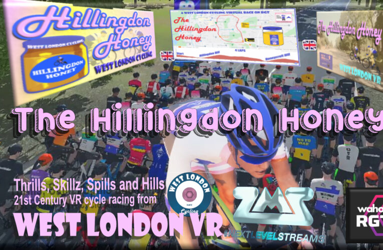 West London VR fresh, fast and fabulous as we go into Race 7.4 on Wahoo RGT (Our 82nd WLVR race on RGT and still packin’ ’em in) on Wednesday 24th May at 7.30pm UK Time