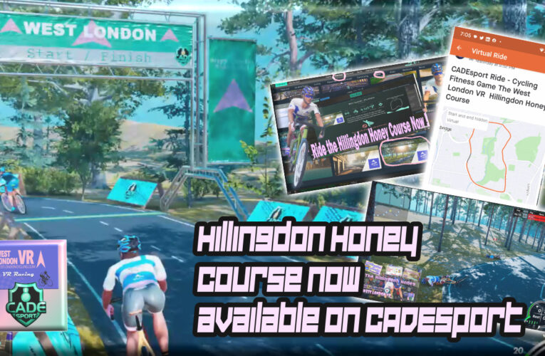 West London VR Hillingdon Honey CADEsport course preview video now on YouTube