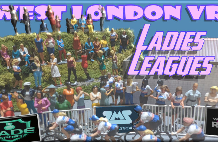 The West London VR Ladies Leagues, now 2 online racing Leagues on different VR platforms on Wednesdays …. Specifically designed speciality leagues to be spectacularly ridden!