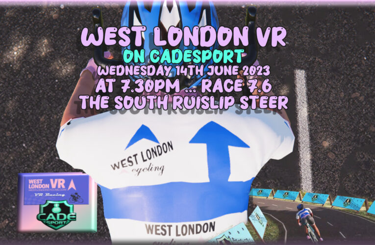It’s a West London WednesCADE Wednesday … get in! Race 7.6 at 7.30pm UK Time on CADEsport