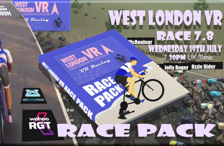 West London VR Race 7.8 is RACE PACK READY