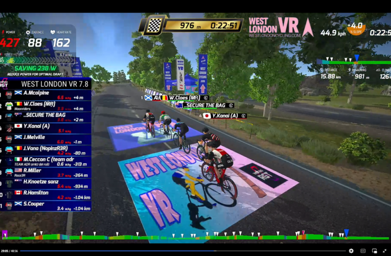 Race 7.8 Dominica Domination as Wouter wants the six whilst Alisdair dares and daunts Jan …. It can only be West London VR