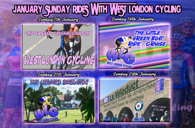 Get ready to roar in 2024, Sundays at 9am from the Polish War Memorial with three brand new routes and a new cafe stop for the new year … it’s gotta be West London Cycling Sunday Rides!