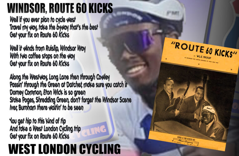 Get your West London Cycling Fix, On Route 60 Kicks ….. Sunday Ride Strides with West London Cycling continue on Sunday 17th December at 9am from the Polish War Memorial (A40 Ruislip / Northolt)