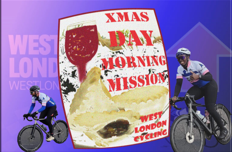TheWest London Cycling Christmas Day Ride starts at 7.30am … lights, lycra, action ….