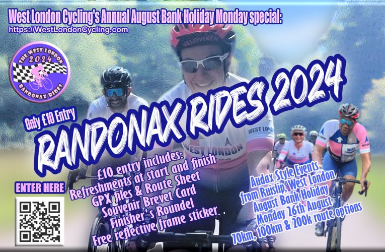 Just 8 weeks to Randonax Weekend on August Bank Holiday Monday … sign up now!