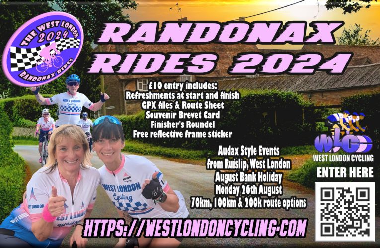 Make summer 2024 worth waiting for; the August Bank Holiday Monday Randonax Rides from West London: Your Summer Cycling Climax Event