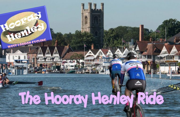 Hello Henley, West London Cycling are coming your way on Sunday 4th August, starts at 9am from the Polish War Memorial (A40 Ruislip / Northolt)