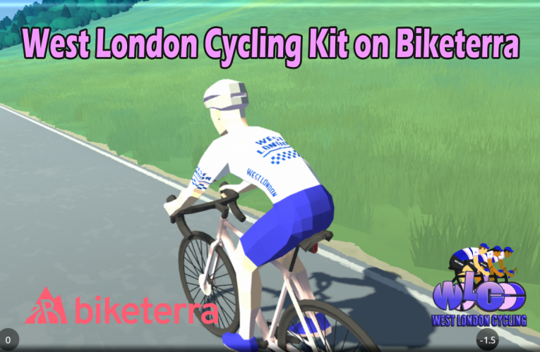 West London Cycling kit now available on the Biketerra Indoor Cycling app