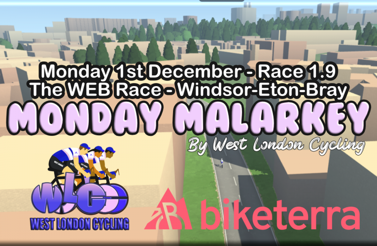 Monday Malarkey …. Allez Online Race 1.9 on Biketerra at 19.00pm UK Time …. it’s gonna be a blast!