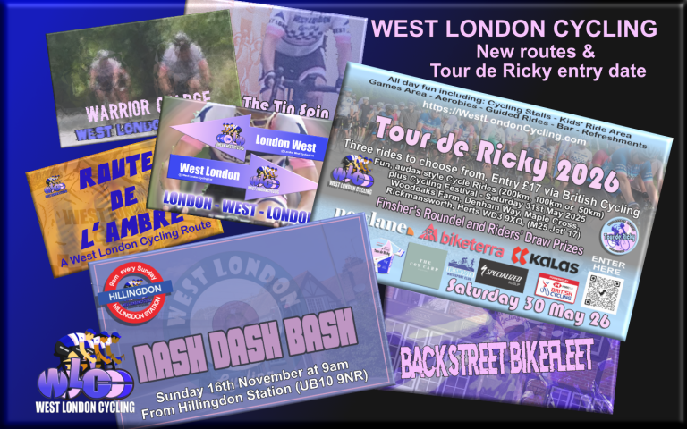 New Routes coming up and Tour de Ricky entry date announced