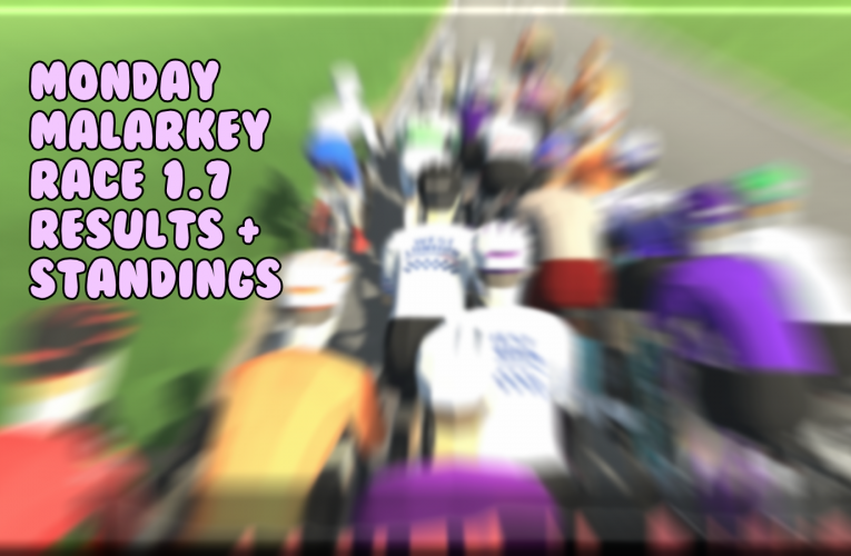 Monday Malarkey Race 1.7 Results and Standings