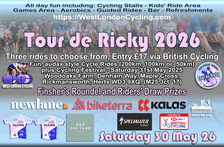 Tour de Ricky 2026 entries will go on sale across late December 2025 and January 2026