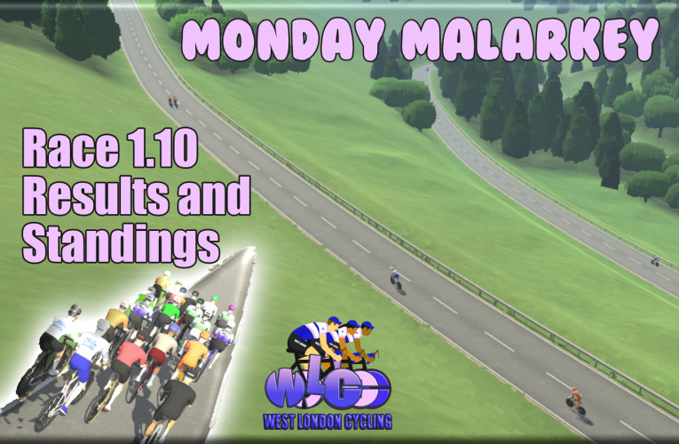 Monday Malarkey by West London Cycling: Results and Standings from Race 1.10, The Battle of Box Hill