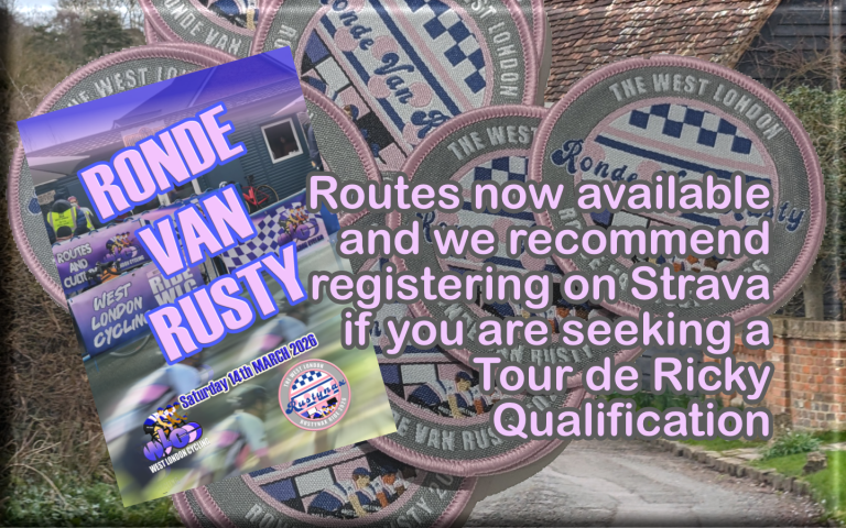 Ronde van Rusty – Routes and Registration details