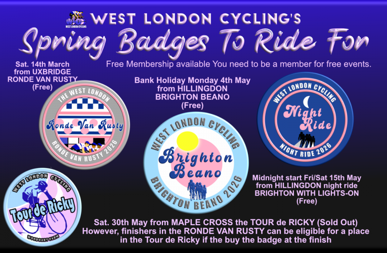 Spring Specials with West London Cycling and more Roundels to add to your collection …