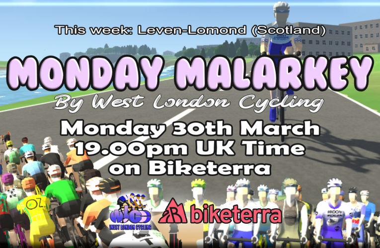 MONDAY MALARKEY SERIES TWO FINALE ON MONDAY 30th MARCH AT 19.00pm (UK Time) (SERIES 3 STARTS NEXT WEEK) on Biketerra
