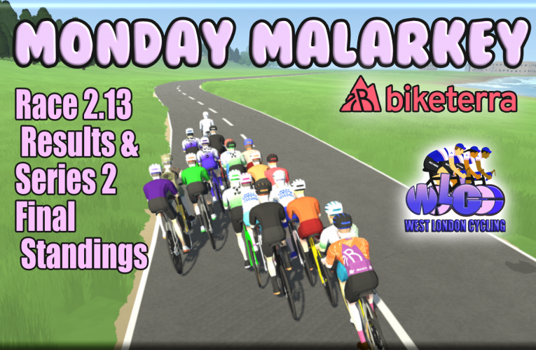 Monday Malarkey Series two final results and Series three details – Lorenzo Simons gets a clean sweep of the final stage, GC and Best of Eight… CHAPEAU SIR!
