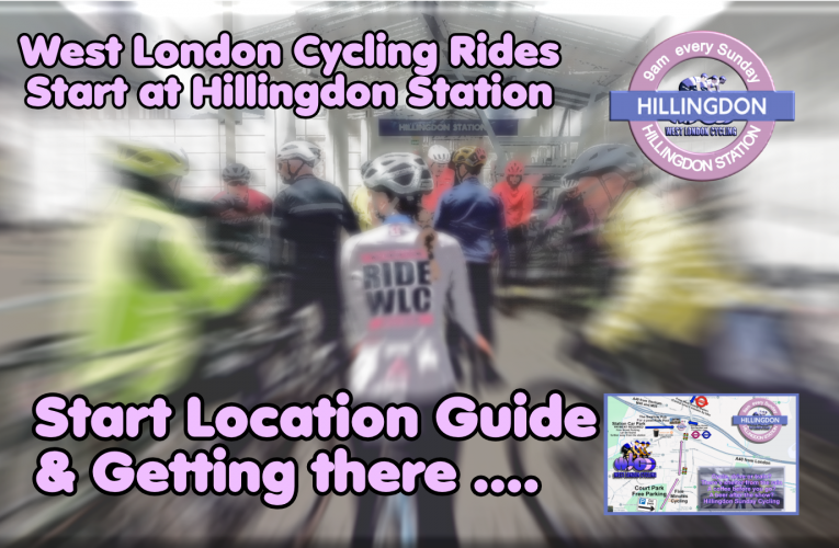 West London Cycling Rides have a great start location at Hillingdon Station …. here is your guide to the start of your ride out of London!