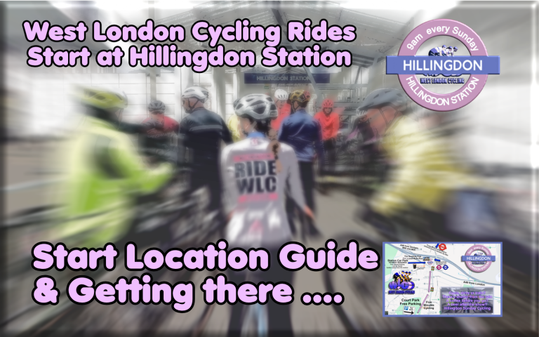 West London Cycling Rides have a great start location at Hillingdon Station …. here is your guide to the start of your ride out of London!