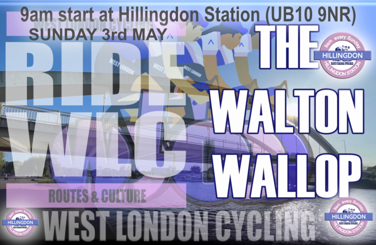 The West London Cycling Sunday Ride on Sunday 3rd May brings you another Brand Spanking new route from the West London Cycling collection.