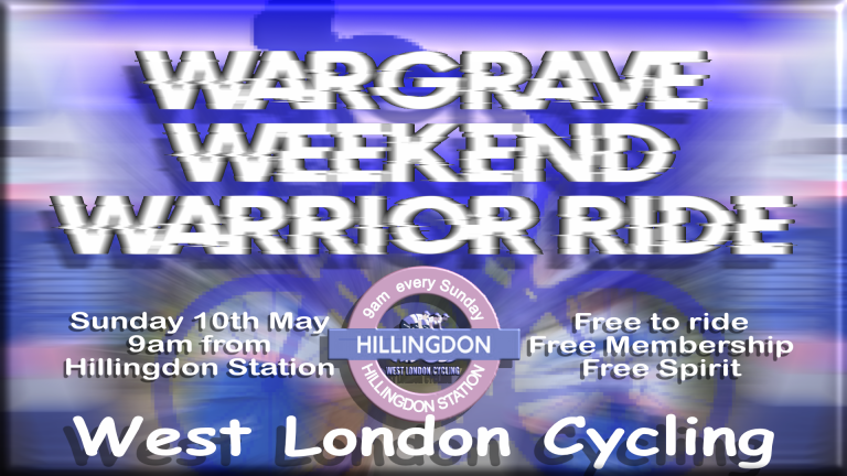 It’s a People’s Choice ride this Sunday from Hillingdon Station (UB10 9NR) with West London Cycling