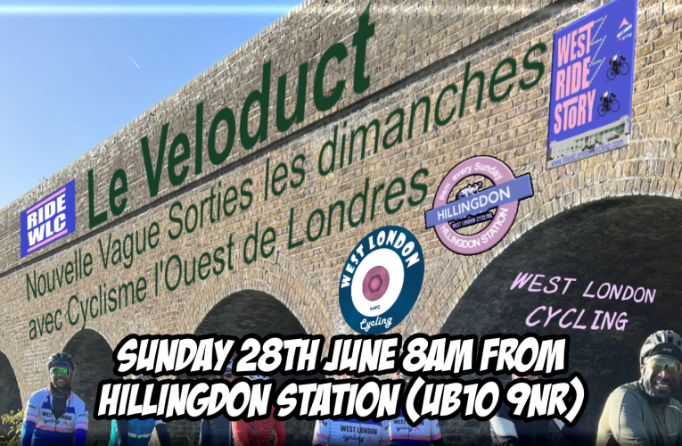 Another classic Sunday Ride from the West London Cycling archives … LE VELODUCT ROUTES … 9am Sunday 28th June from Hillingdon Station (UB10 9NR) … Free to ride, free membership and free spirit!