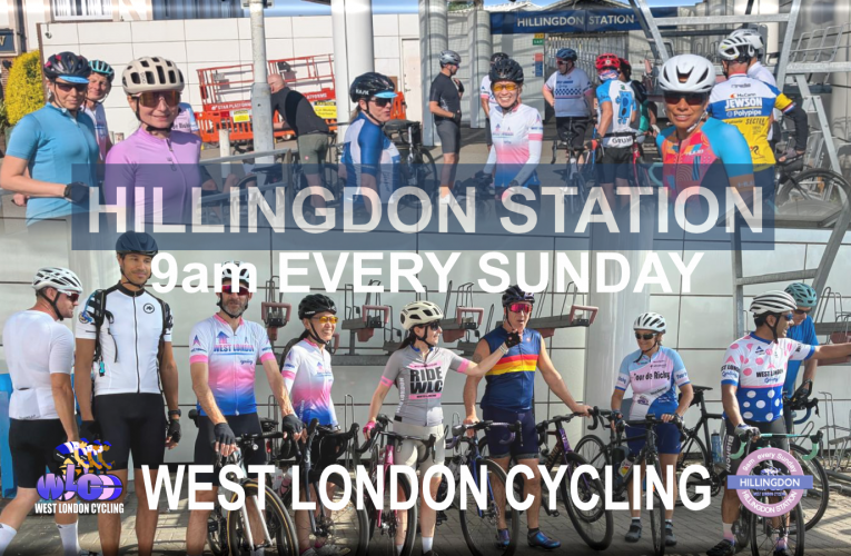 Free rides, free membership and free spirit every Sunday at 9am from Hillingdon Station with West London Cycling