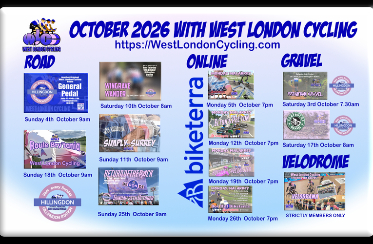 A sensational October with West London Cycling