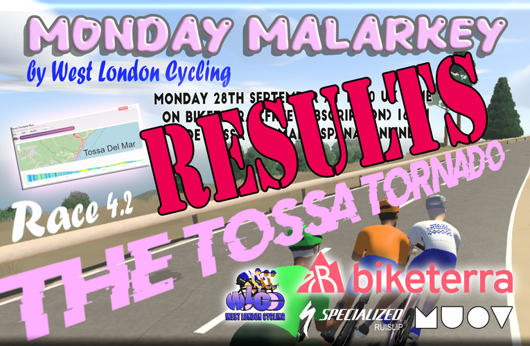MONDAY MALARKEY RACE 4.2 RESULTS AND CLASSIFICATIONS (AND FIRST LOOK AT SERIES FIVE)